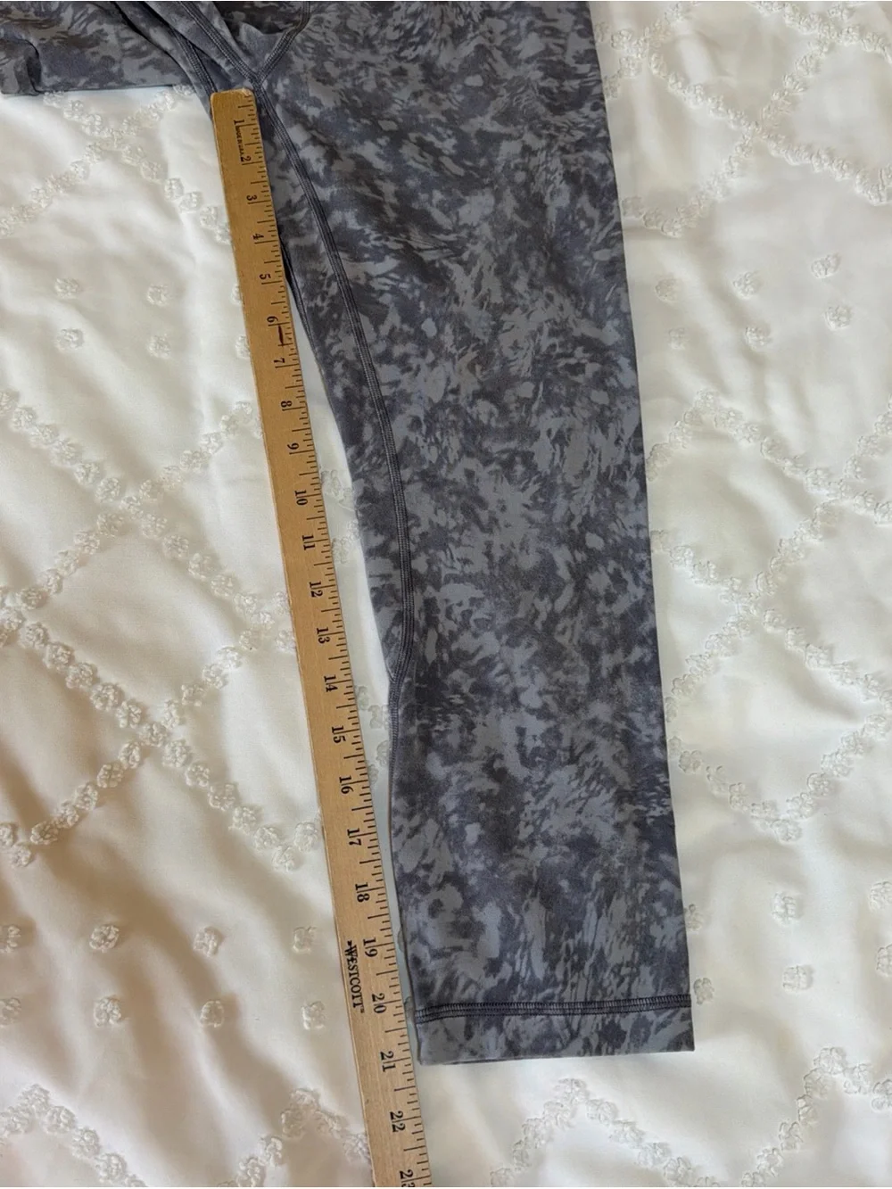 Lululemon Align Crop 21” Leggings Summer Shade Icy Gray Women’s Size 6 Yoga Gym